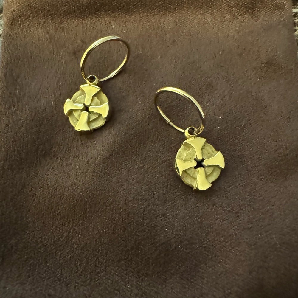 LEE BREVARD 18K Gold Bismarka Earrings